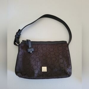 Vintage Y2K Calvin Klein‎ CK Black Mini Shoulder Bag